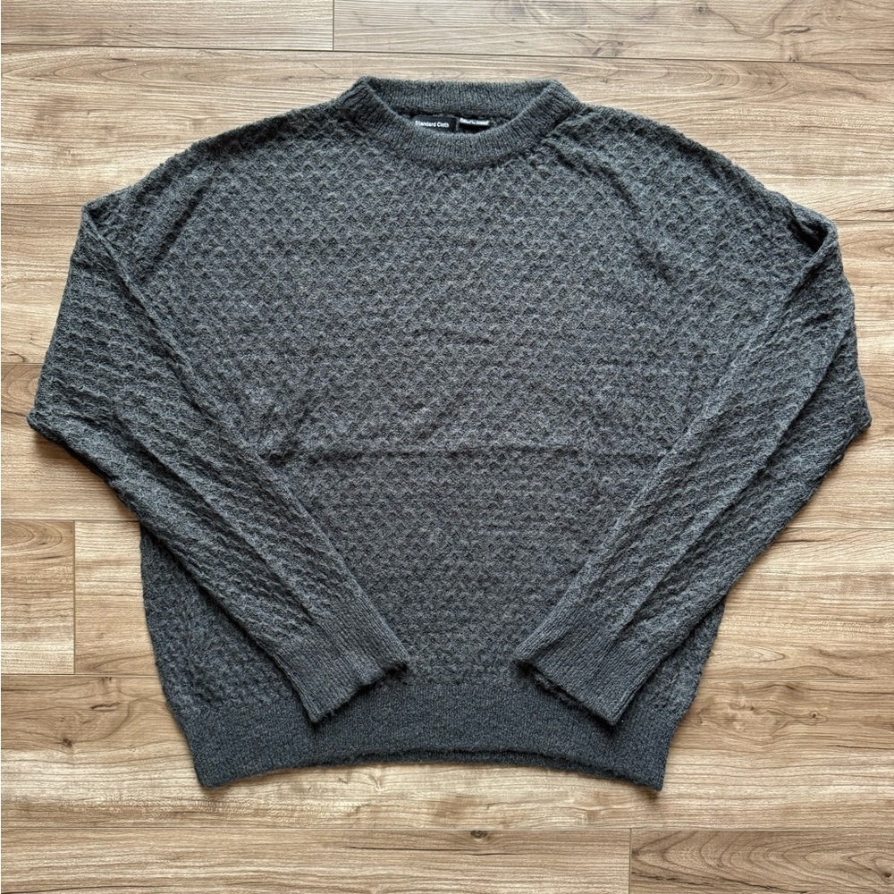 Standard Cloth by Urban Outfitters Sweater Grey Lightweight Oversized Sz M NWOT